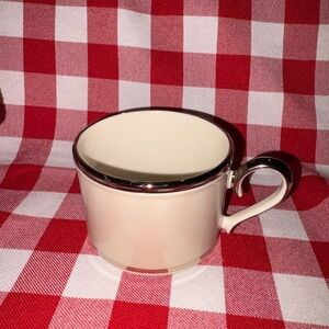 Lenox Ivory Frost Teacup with Silver Accents